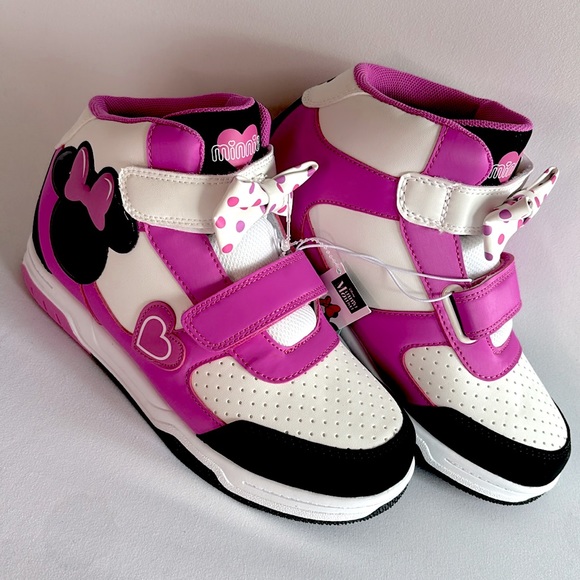 🆕 ULTRA RARE Disney ACI Ltd Edition Minnie Mouse Sport 🎀 High-Top Sneakers - Picture 11 of 11